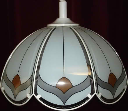 Photo of free Rise & Fall Glass Lamp Shade (NR Farnham) #2