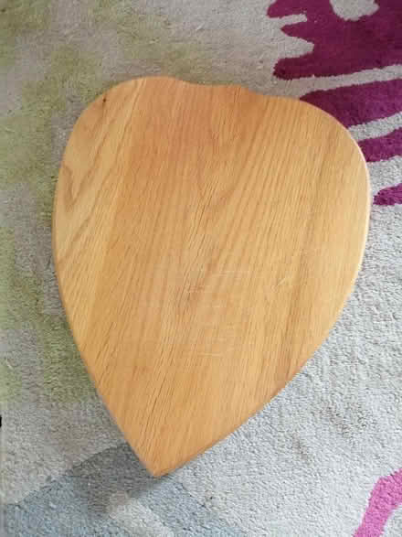 Photo of free Heart shaped wooden chopping board (North Mundham) #1