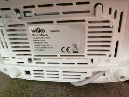 Photo of free Wilko toaster (North Mundham) #1