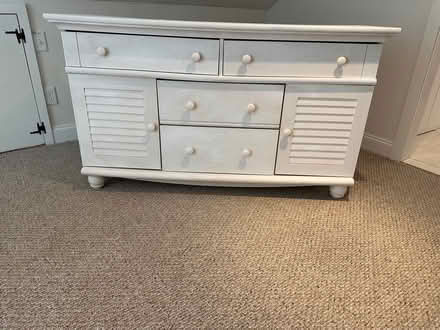 Photo of free White painted wood bureau (Sandwich MA) #1