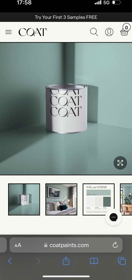 Photo of free Coat paint Hamilton (SE15) #1