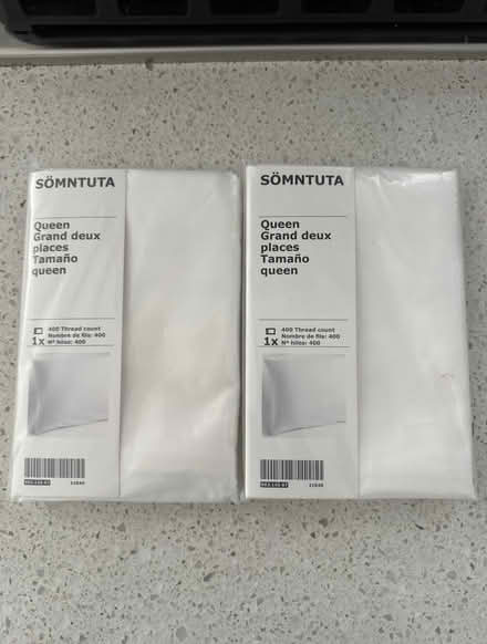 Photo of free Unopened ikea queen pillow cases (Torrance 90501 near Hull MS) #1