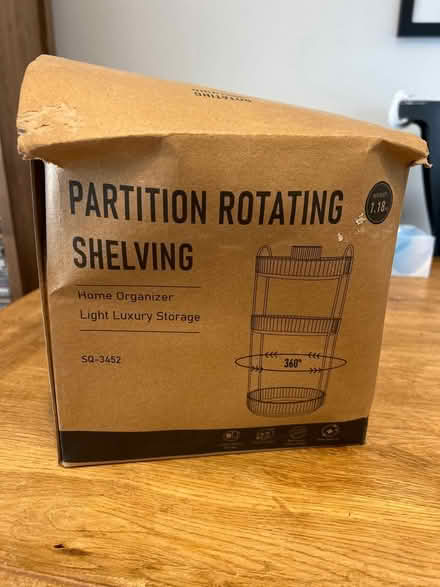 Photo of free Free standing rotating shelves (Swindon old town) #1