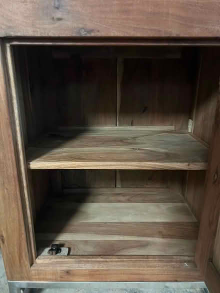 Photo of free Solid wood side cabinet (Beulah rd and Druid hill rd NE) #2