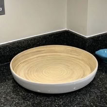 Photo of free Large wooden bamboo fruit bowl (Pimlico SW1W) #2