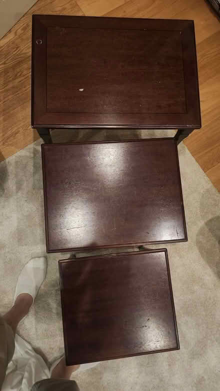 Photo of free 3 x Nested Coffee tables (Wimbledon SW20) #2