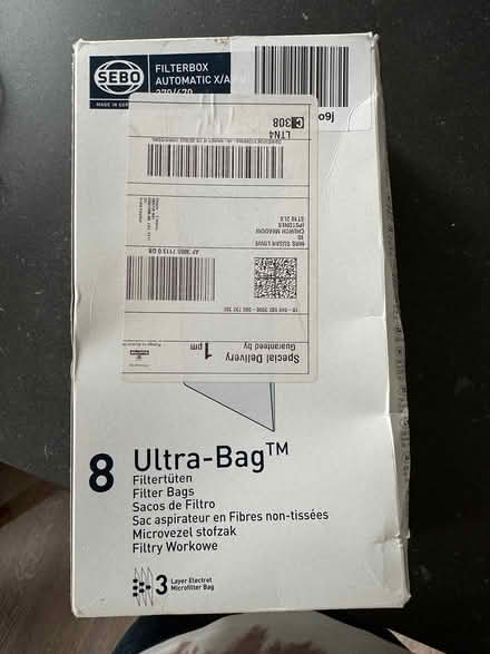 Photo of free Filter bags for Sebo vacuum cleaner (Ipstones ST10) #1