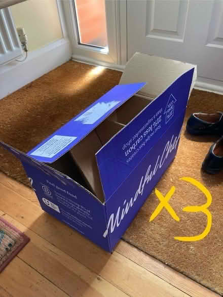 Photo of free 4 cardboard boxes and bubble wrap (Bilton CV22) #1