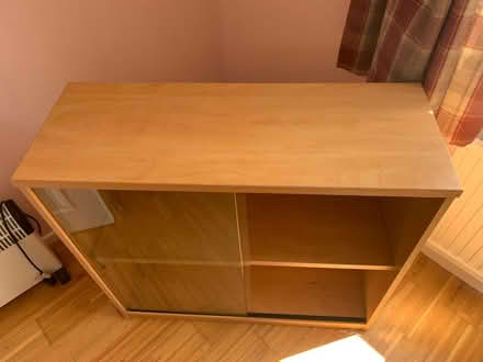 Photo of free Wood cabinet with glass sliders (Loders DT6) #3