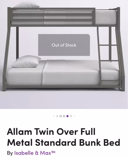 Photo of free Twin over full bunk bed (Woodfield Rd &Airpark Rd) #2