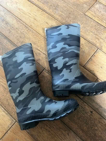 Photo of free Size 13 kids wellies - used once (Oldfield Brow, Altrincham) #1