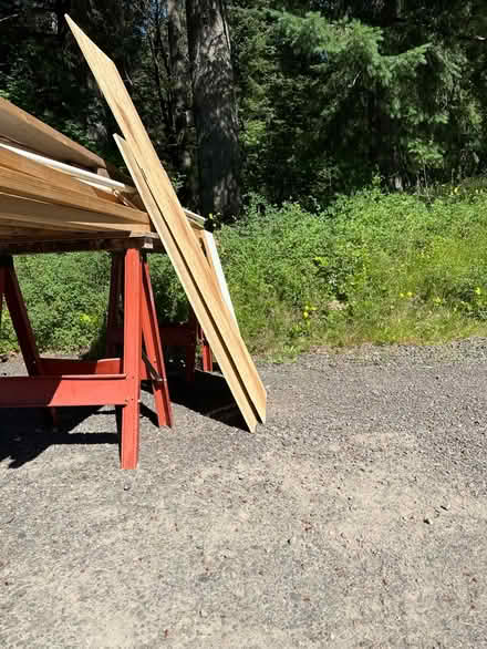 Photo of free Saw horses and lumber (Camas - Livingston Mountain) #1