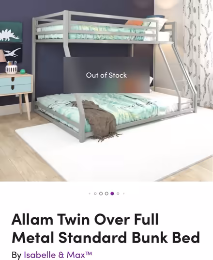 Photo of free Twin over full bunk bed (Woodfield Rd &Airpark Rd) #1