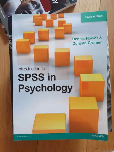 Photo of free Psychology textbooks - statistics/SPSS (South Reading RG2) #1