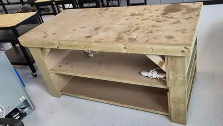 Photo of free Beautiful sturdy wooden work table (58 Wood Lane, W12) #1