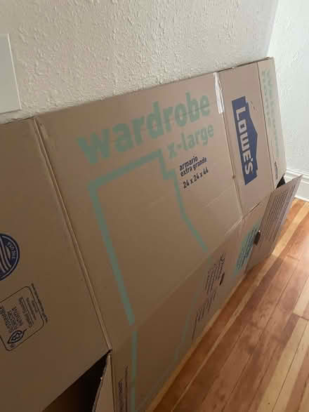 Photo of free Wardrobe Moving Box (Central District) #1