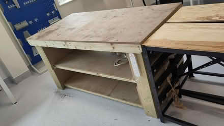 Photo of free Beautiful sturdy wooden work table (58 Wood Lane, W12) #3