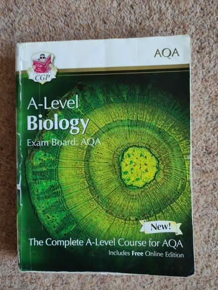 Photo of free A-level biology textbook (Urmston M41) #1