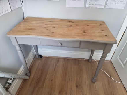 Photo of free Wooden one drawer desk (Aigburth L17) #1