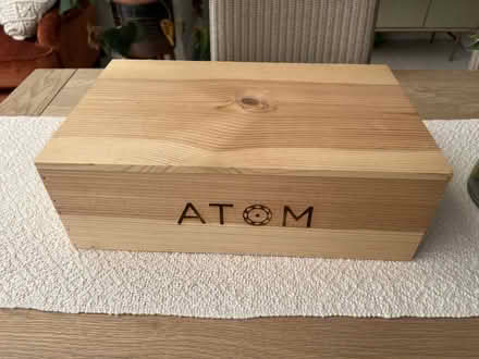 Photo of free Wooden box with lid (Weybridge KT13) #1