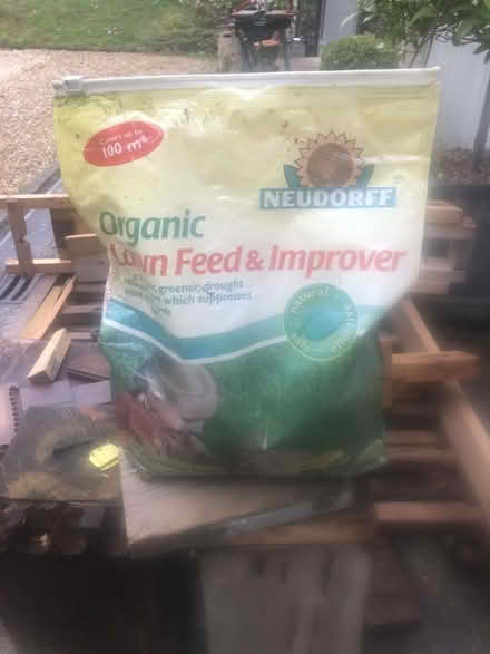 Photo of free organic lawn feed and improver (Box GL6) #2