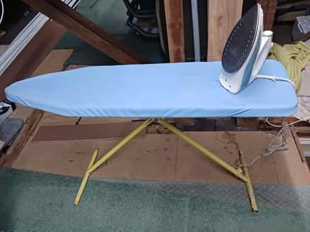 Photo of free Folding ironing board & Rowenta steam iron (Clavering CB11) #1