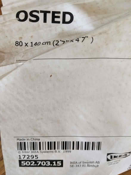 Photo of free IKEA 'Osted' Jute Floor Mat (Bramcote Hills NG9) #2