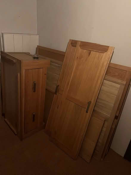 Photo of free Wooden Wardrobe with Drawer (Eyhorne Street ME17) #3