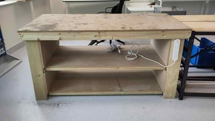 Photo of free Beautiful sturdy wooden work table (58 Wood Lane, W12) #2