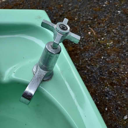 Photo of free Green Ceramic hand basin (SK4 Heaton Moor Stockport) #3