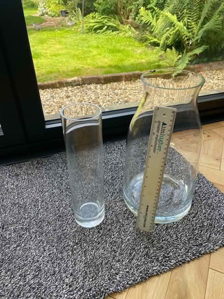 Photo of free Large glass vases (Didsbury M20) #1