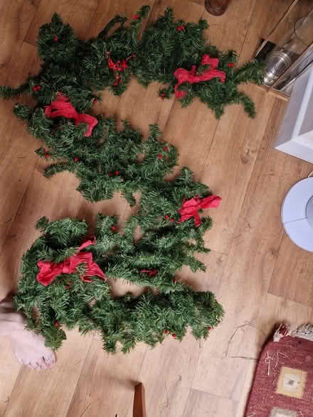 Photo of free 8 foot xmas garland (Fromefield BA11) #2