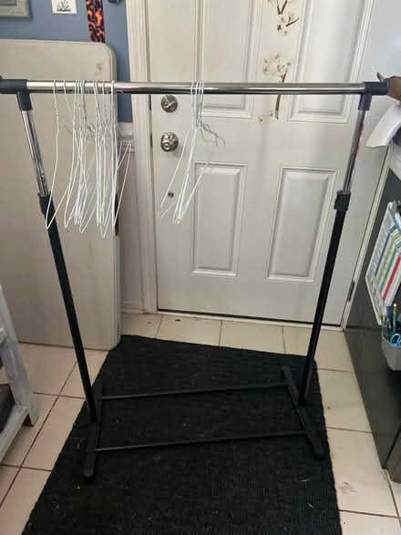 Photo of free Clothes hanging rack (Woodfield Rd &Airpark Rd) #1