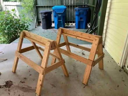 Photo of free 2 Saw Horses (Duluth, GA) #1