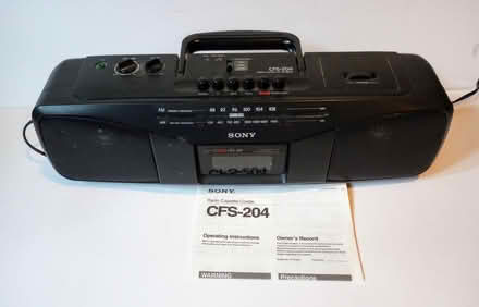 Photo of free Sony Boombox (Northbrook) #1