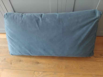 Photo of free Comfy blue one seater sofa (Colchester, CO3) #2