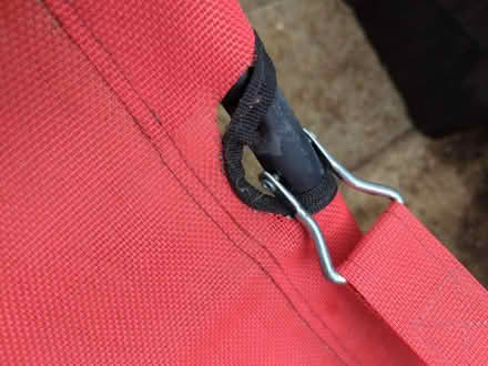 Photo of free 2 Red Garden chairs (SL0 Iver) #2