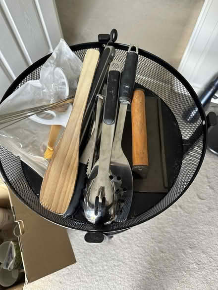 Photo of free Storage trolley and kitchen items (LA1, St Georges Quay) #3