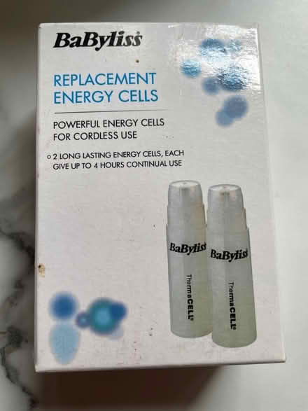 Photo of free Babyliss replacement energy cells (ST7) #1
