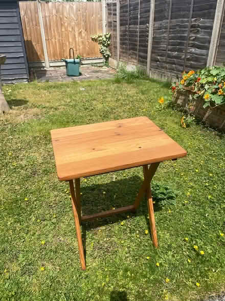 Photo of free Tv collapsible table (W4) #1