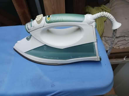Photo of free Folding ironing board & Rowenta steam iron (Clavering CB11) #3