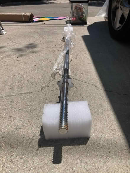 Photo of free 1" Barbell Bar, unused (Silver Lake Blvd.) #2