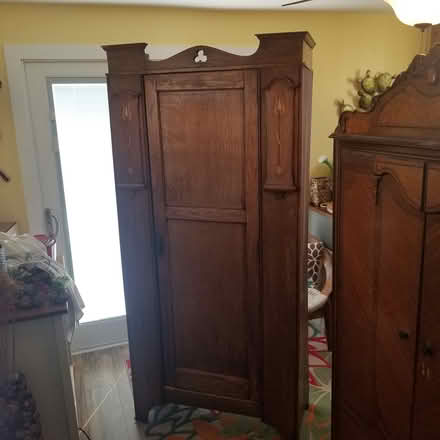 Photo of free Antique armoire, alley pickup (Devon and Pulaski) #1