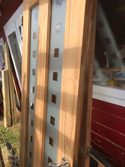 Photo of free 1x pine and glass kitchen doors (Oxford OX4) #2