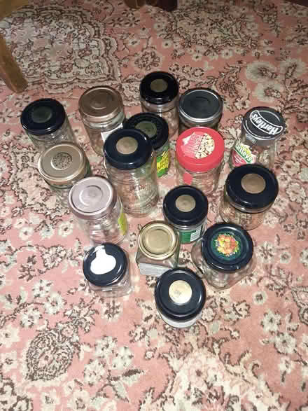 Photo of free 16 used jars with lids (South Croydon, Greater London) #1