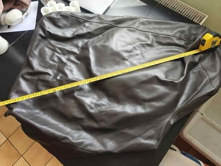 Photo of free Two leather sofa cushions (NE11) #1