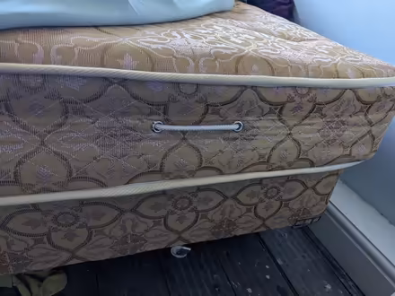 Photo of free Small double bed frame and mattress (Middlewood S35) #1