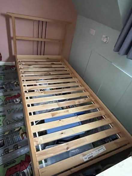 Photo of free Single IKEA bed frame (Woodley RG5) #1