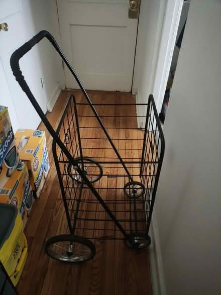 Photo of free Black wire handcart (Wilkins Avenue) #1