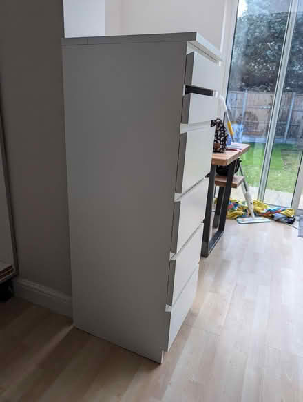 Photo of free MALM Chest of 6 drawers (Teddington) #2